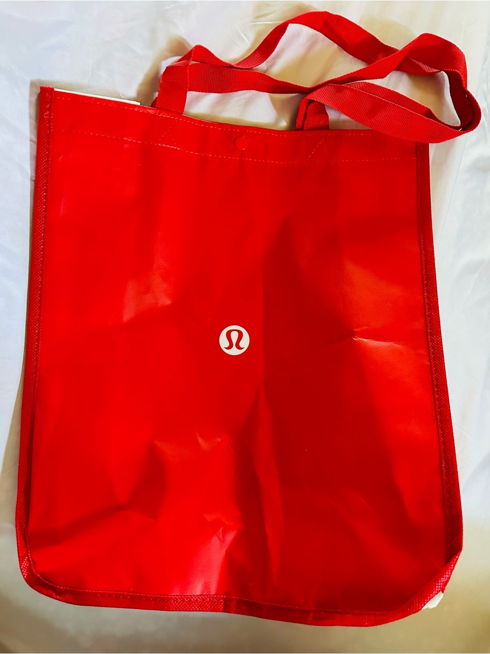 lululemon athletica Bright Red Tote with Logo
